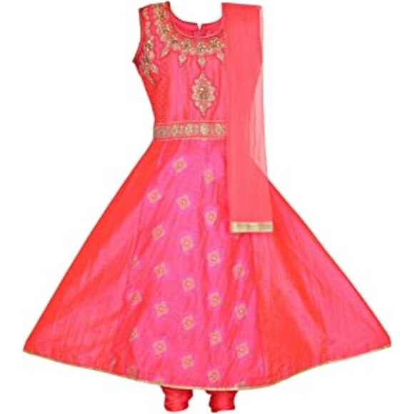 Ashwini Neck Embroidery Work Indian Ethnic Salwar Suit - Sz 32/L - Picture 2 of 10